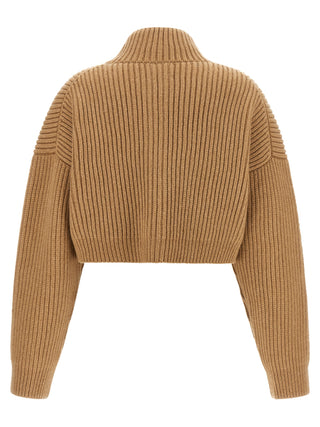 Beige Cashmere Cardigan