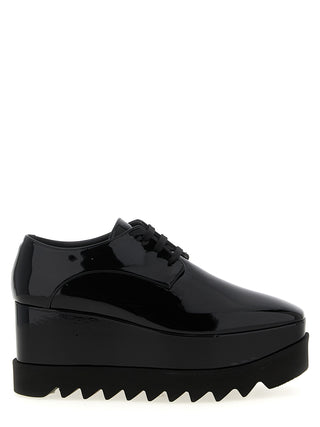 Black Polyethylene Wedge Sandals