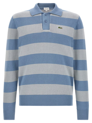 Blue Cotton Polo Shirt
