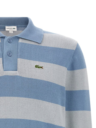 Blue Cotton Polo Shirt