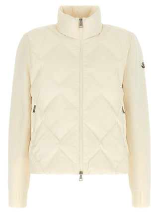 White Polyester Cardigan
