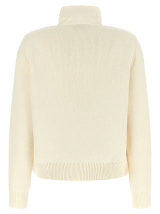 White Polyester Cardigan