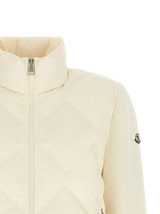 White Polyester Cardigan