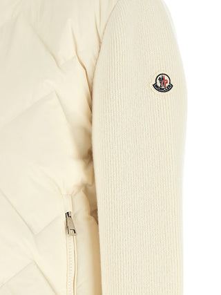 White Polyester Cardigan
