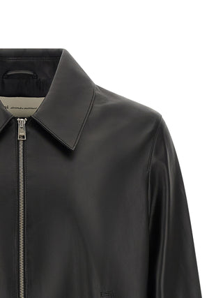 Black Lamb Leather Leather Jacket