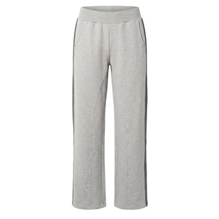 Grey Cotton Women's Pants