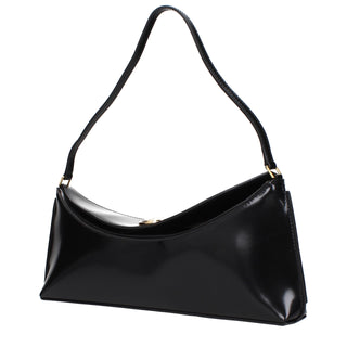 Black Leather Shoulder Bag