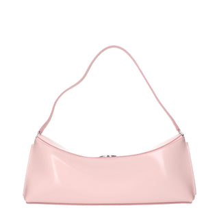 Pink Leather Shoulder Bag