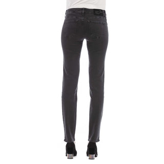 Black Cotton Women Jeans