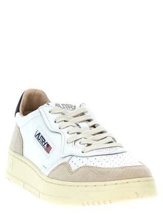 Multicolor Leather Low Top Sneakers