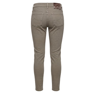 Grey Cotton Womens Pant