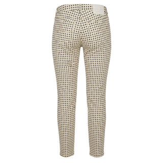 Beige Cotton Women Pants
