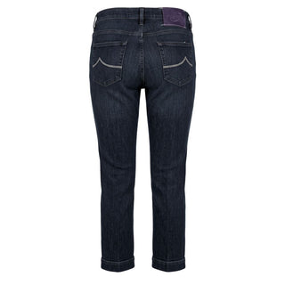 Blue Cotton Women Jeans