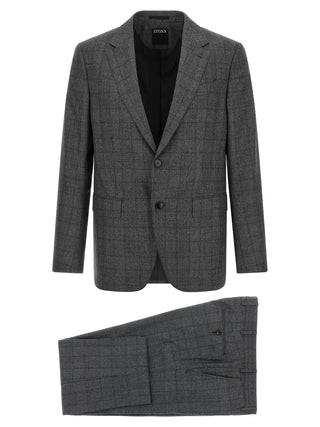Gray Wool Two-Piece Suit