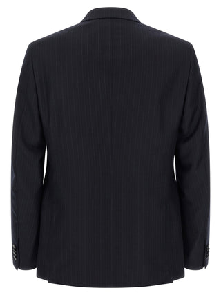 Blue Wool Two-Piece Suit