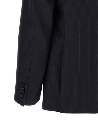 Blue Wool Two-Piece Suit