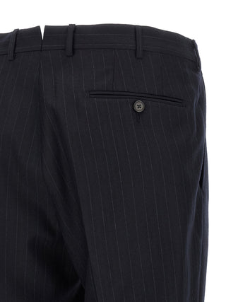 Blue Wool Two-Piece Suit