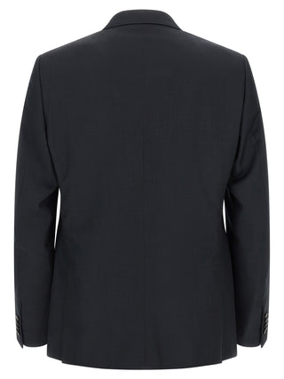 Blue Wool Two-Piece Suit