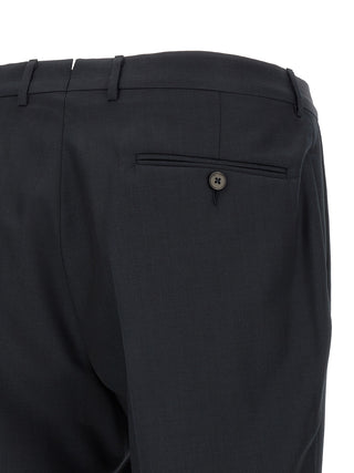 Blue Wool Two-Piece Suit