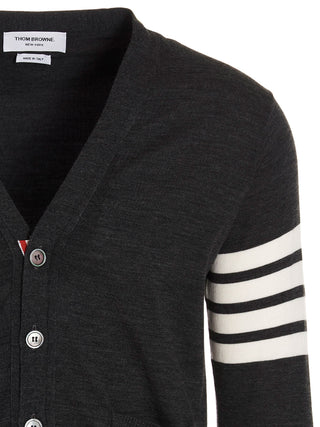 Gray Merino Wool Cardigan