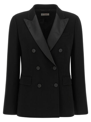 Black Triacetate Blazer