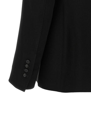 Black Triacetate Blazer