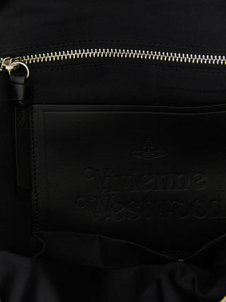 Black Cotton Backpack