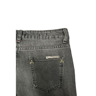 Grey Cotton Women Jeans