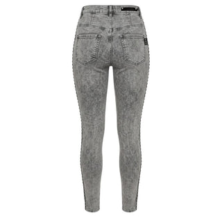 Grey Cotton Women Pants