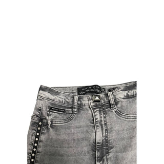 Grey Cotton Women Pants