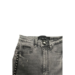 Grey Cotton Women Pants