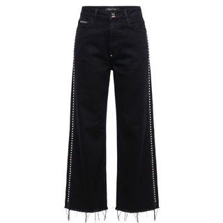 Black Cotton Women Pant