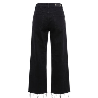 Black Cotton Women Pant