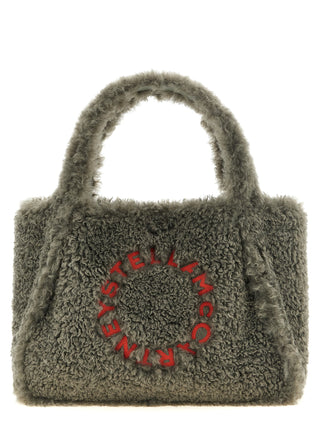 Gray Polyester Tote Bag