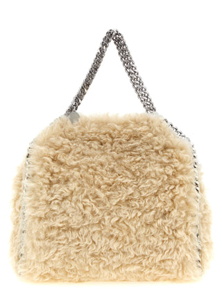 Beige Polyester Handbag