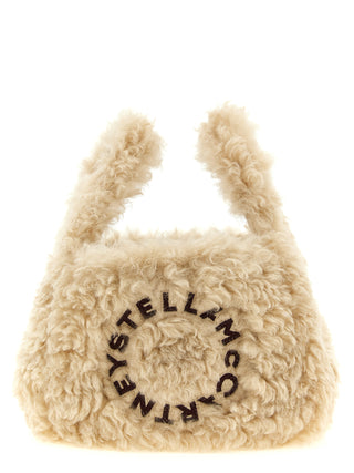 Beige Polyester Shoulder Bag