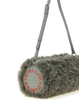 Gray Polyester Clutch Bag