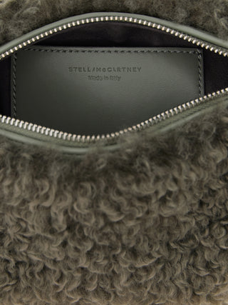 Gray Polyester Clutch Bag