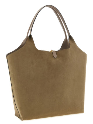 Gray Polyester Tote Bag