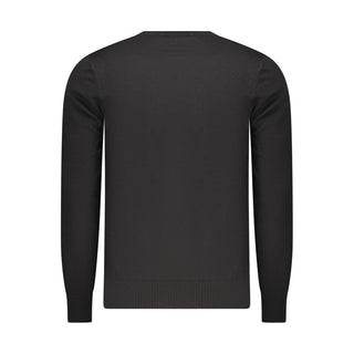 "Black Viscosa Mens Sweater"
