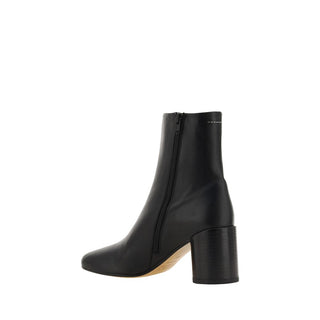 Black Lamb Ovis Aries Ankle Boots