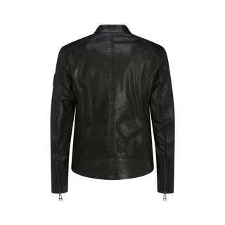 Black Lamb Ovis Aries Leather Jacket