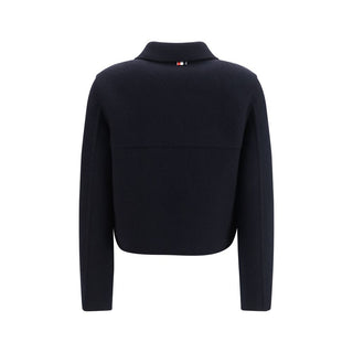 Blue Wool Oves Aries Full-Length Jacket