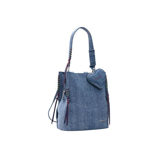 Blue Cotton Backpack