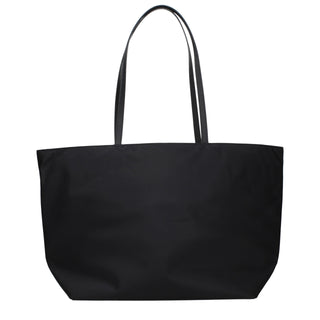 Black Fabric Shoulder Bag