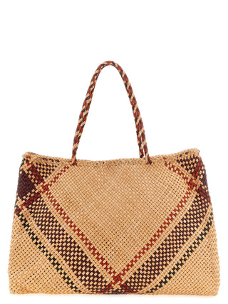 Multicolor Calfskin Tote Bag
