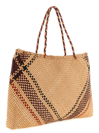 Multicolor Calfskin Tote Bag