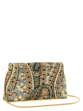 Multicolor Acetate Clutch Bag