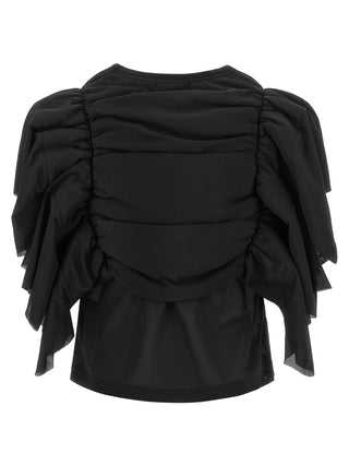 Black Polyester Pattern Shirt