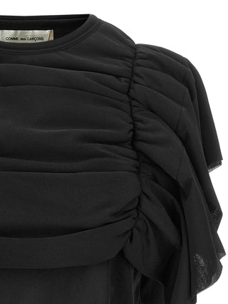 Black Polyester Pattern Shirt